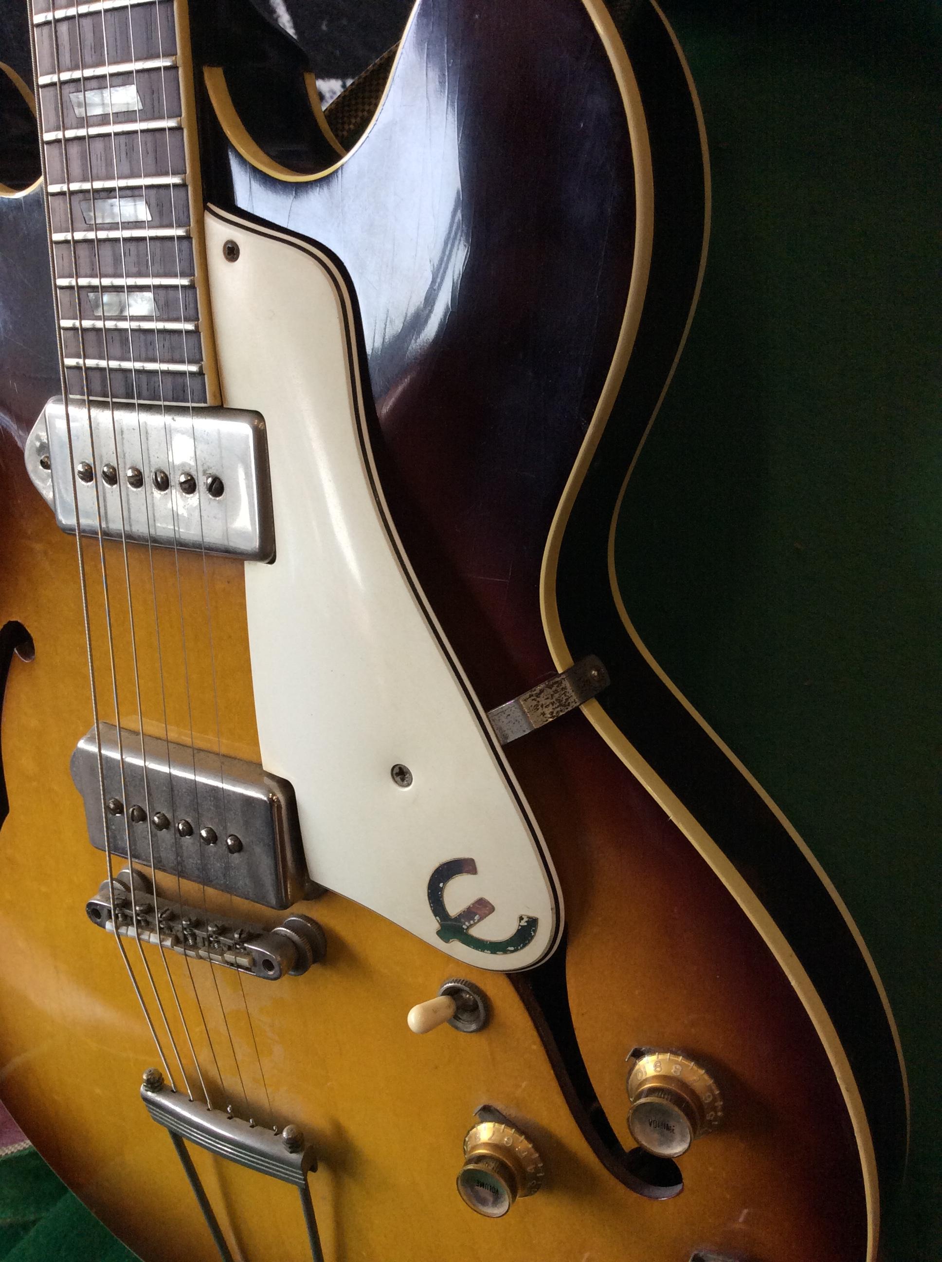 epiphone casino sunburst used