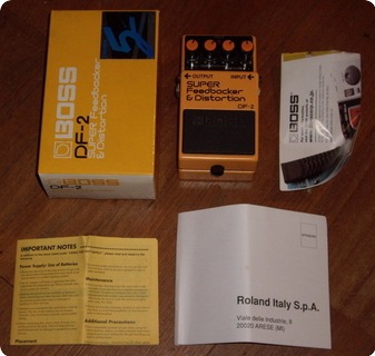 Boss Ds 2 Super Feedbacker And Distortion  1980 Yellow