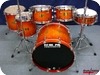 Pork Pie USA Custom Golden Orange Burst High Gloss