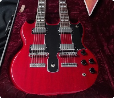 Gibson Eds 1275 Double Neck Cherry Red 2006! Jimmy Page Vibe! 2006 Cherry Red