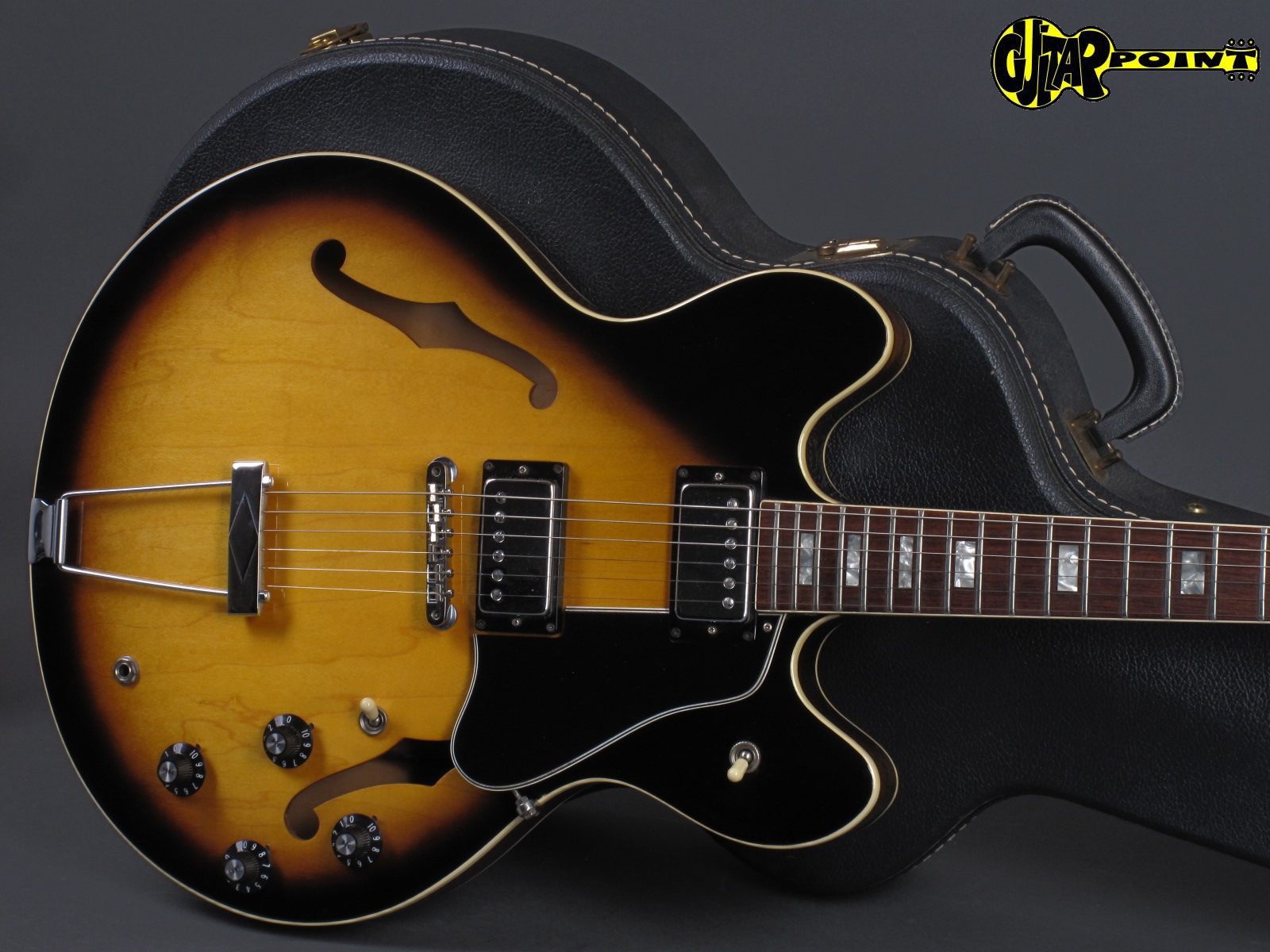 Gibson ES 335 TD 1976 Sunburst Guitar For Sale GuitarPoint