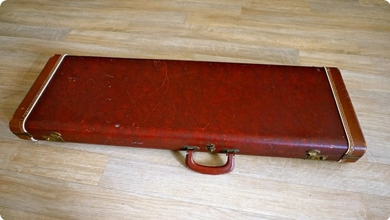 Fender Duo Sonic / Musicmaster 1958 Rare Red Leather!