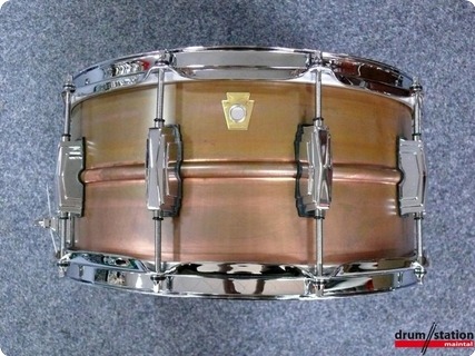 Ludwig Usa Copper Phonic Snaredrum 2016 Dark Raw Copper