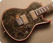 Zerberus Guitars Gorgonized Lamia 2016 Labradorite Fossil
