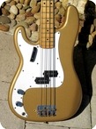 Fender Precision Bass Lefty 1968 Firemist Gold Refin