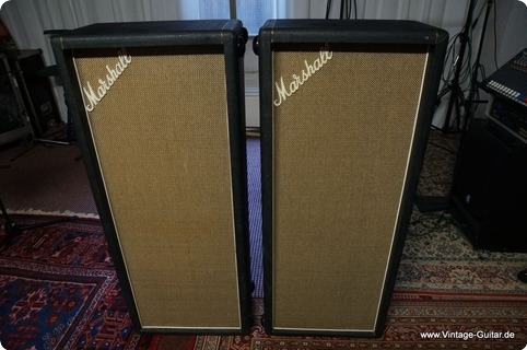 Marshall Model 1969 4x12 Pa Columns 1970 Black