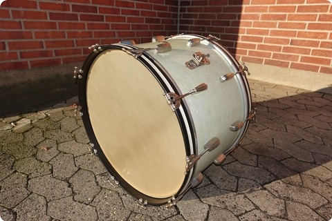Slingerland Usa Vintage 1950 White Marine Pearl