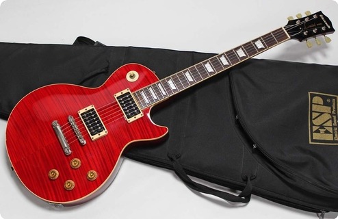 Edwards Les Paul Standard E Lp 90sd 2003 See Through Red Finish