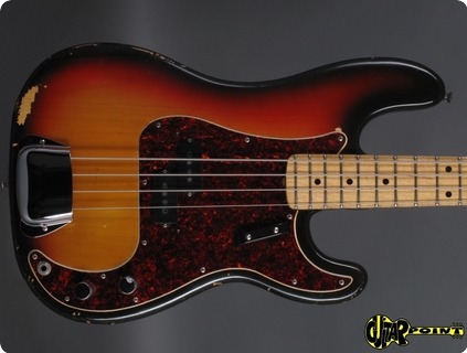 Fender Precision  1972 3 Tone Sunburst 
