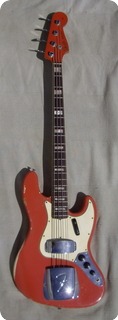 Fender Jazz Bass Fiesta Red 1966 Fiesta Red Custom Color