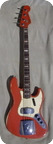 Fender-Jazz Bass Fiesta Red-1966-Fiesta Red Custom Color