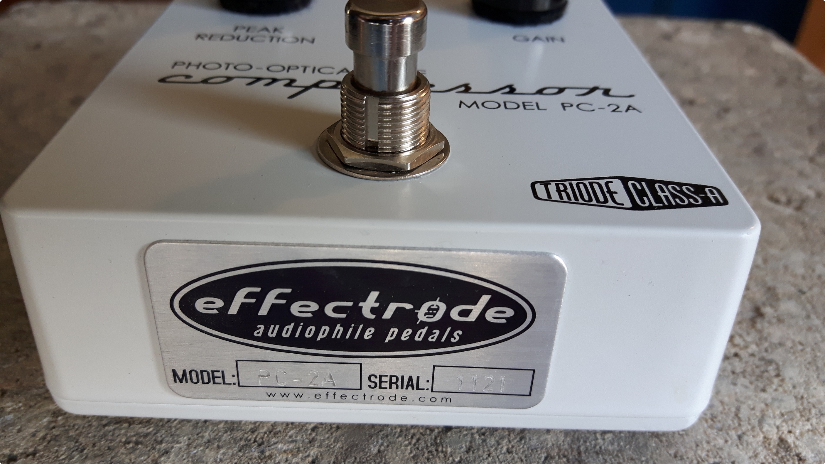 Effectrode PC 2A Photo Optical Tube Compressor 2011 White Effect For