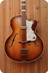 Hofner 456C With Added Floating Pickup 1959 Amber Burst