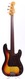 Fender Precision Bass '62 Reissue Fretless 2006-Sunburst