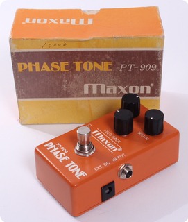 Maxon Phase Tone Pt 909 Phaser 1979 Orange