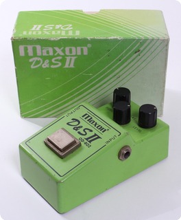 Maxon D&s Ii Od 802 Overdrive Distortion 1981 Green