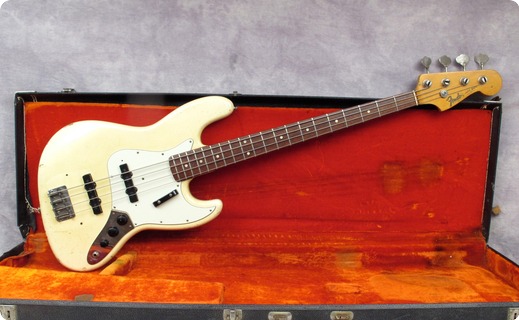 Fender Jazz 1965 Olympic White Refinish