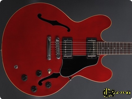 Gibson Es 335 Dot Reissue 1982 Cherry