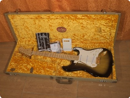 Fender Stratocaster American Deluxe 50th Anniversary Limited Edition (possible Trades In Terms And Conditions) 2005 2 Tone Sunburst   Gold