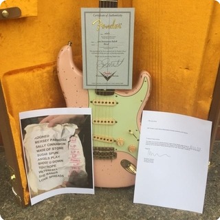 Fender Master Built Stratocaster 2011 Pink  Ex John Squire The Stone Roses 2011 Pink