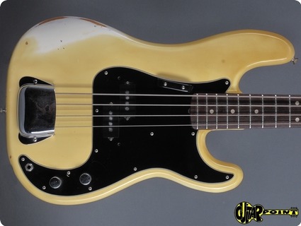 Fender Precision / P Bass 1977 Olympic White