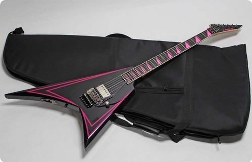 Edwards/esp Japan Alexi Laiho Pink Sawtooth Black With Pink Pin Stripe