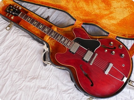 Gibson Es 335 Td Wide Nut 1965 Cherry Red