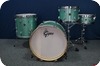 Gretsch USA 60's Round Badge-Turquoise Glitter