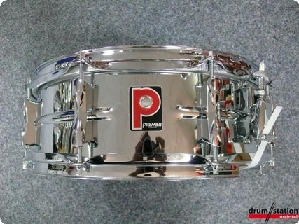 Premier Vintage Steel Snare Steel