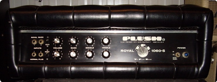 Plush Royal 1060 S 100watt Tube 1970 Black