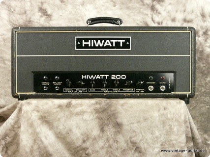 Hiwatt Dr 201 1974 Black Tolex