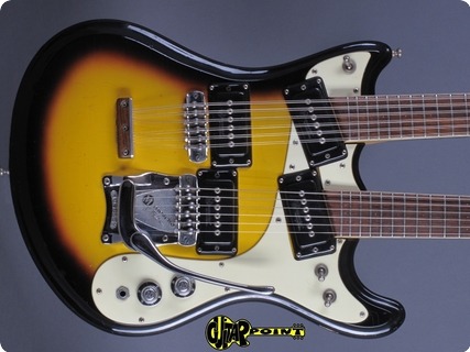 Mosrite Joe Maphis Mark Xviii   Doubleneck 1966 Sunburst 