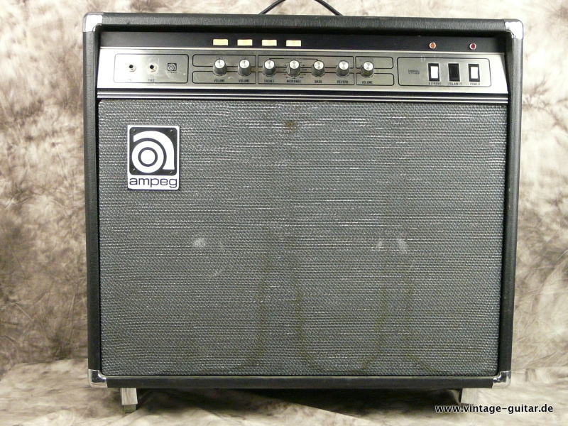 Ampeg VT 22 1970's Black Tolex Amp For Sale Vintage Guitar Oldenburg