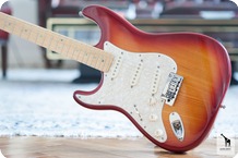 Fender Fender American Deluxe Ash Stratocaster Left Handed 2004 Aged Cherry Sunburst