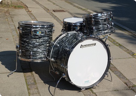 Ludwig Vintage Ringo Kit 1970 Black Oyster Pearl