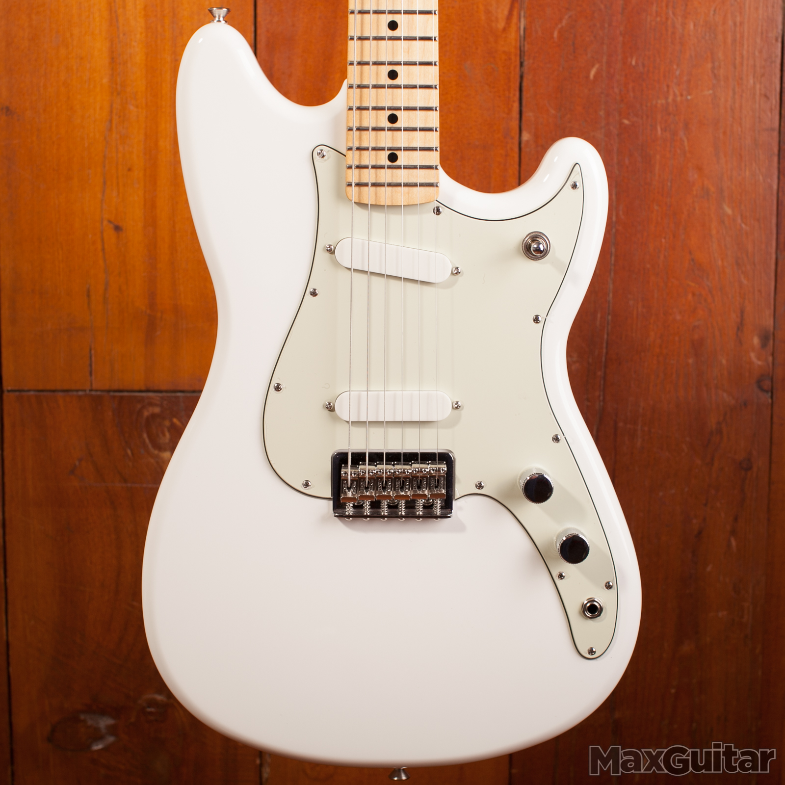 Fender Duo Sonic 2016 White Guitar For Sale Max Guitar