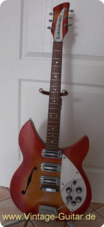 Rickenbacker 345 Rose Morris Model 1998 1967 Fireglo