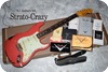 Fender Custom Shop Micheal Landau Signature Stratocaster 2013-Fiesta Red On Sunburst