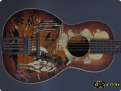 Regal Buck Jones   Cowboy Guitar 1941 Western Motives 