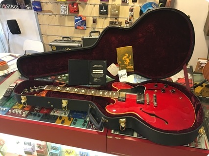 Gibson Es 335 Custom Shop '63 Block Historic Nashville 2010 Cherry