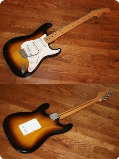 Fender Stratocaster (fee0636) 1955 Sunburst