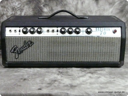 Fender Bassman 70 1981 Black Tolex