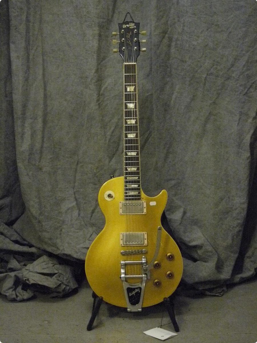 Orville By Gibson Les Paul 1990's Gold Guitar For Sale Twang