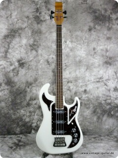 Burns Burns Marvin Shadow Bass Limited Edition White