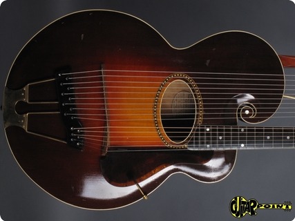 Gibson Style U / Harpguitar 1919 Sunburst