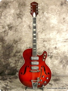 Silvertone H 78 Red Burst