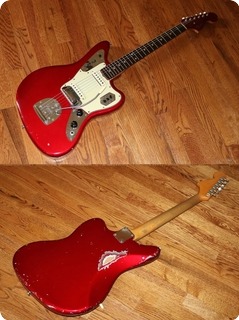 Fender Jaguar  (fee0923) 1964 Candy Apple Red 