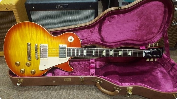 Gibson Les Paul 59 Reissue Custom Shop 2012 Flame Cherryburst