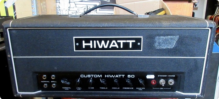 Hiwatt Custom 50 Dr504 1976 Black
