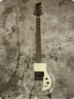 Ampeg Copy Of Ampeg Dan Armstrong Plexi Guitar Clear